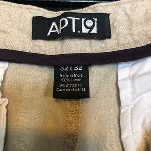 Linen drawstring pants